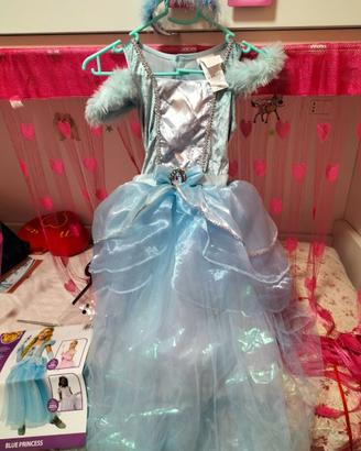 Vestito Carnevale principessa 7-8 anni
