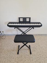 Tastiera Yamaha P45-B, stand, leggio, pedale e sga