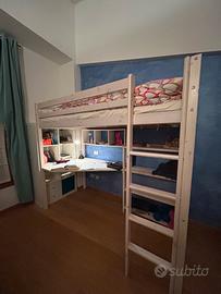 Letto a soppalco Flexa