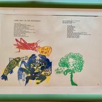 LITOGRAFIA WALASSE TING LONG WAY TO FAR ROCKAWAY