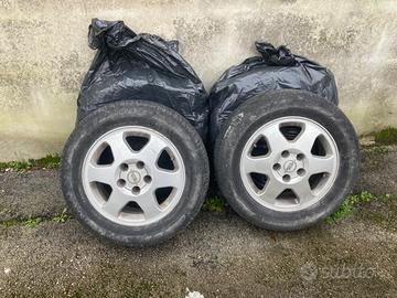 4 Cerchioni da15 con gomme finite Opel Zafira 2002