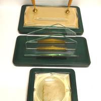 SET DESK scrivania VINTAGE 3pz Italia anni '60