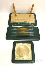 SET DESK scrivania VINTAGE 3pz Italia anni '60