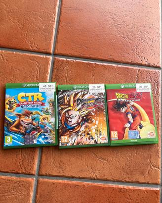 3 giochi per xbox