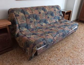 Divano a doghe (2 rotte) matrimoniale - no denaro