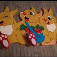 Appendiabiti coniglietti