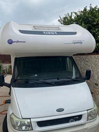 Camper mansardato ford transit superbrig 678 7 pos
