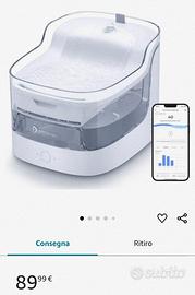 Fontanella gatti 2L wireless controllo via app