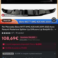 Diffusore mercedes w177