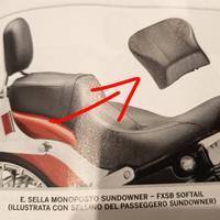 sellino passeggero Harley Davidson 