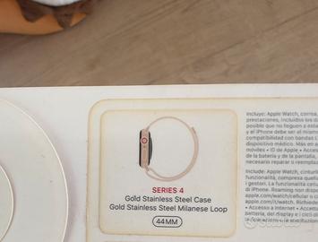 Apple Watch S 4 ACCIAIO ORO 44m + Loop Milanese