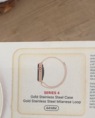 Apple Watch S 4 ACCIAIO ORO 44m + Loop Milanese