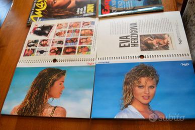 Calendari Crawford /Herzigova, riviste Max/Esquire