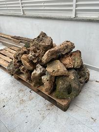 Rocce ornamentali giardino