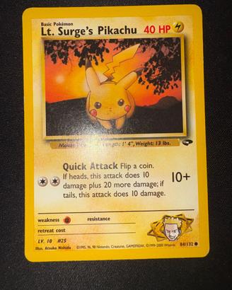 Lt. Surge's Pikachu Gym Challenge 84/132