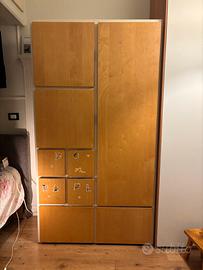 Armadio Ikea Rakke cameretta bimbi betulla