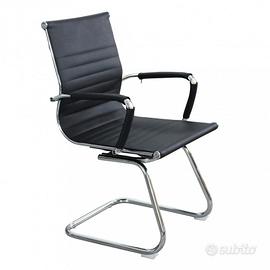 Sedia Ufficio Ergonomica Relax con Braccioli Nera