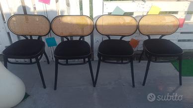Set 4 sedie originali Gebrüder Thonet Vienna (GTV)