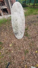 lastra in marmo ovale 