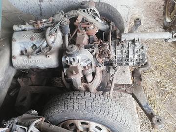 Motore Lancia Fulvia coupé. 