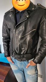 Cappotto Chiodo - Vera Pelle - Vintage Originale