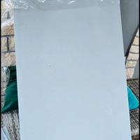 Piatto in Vetro Resina Grigio 