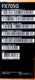Asus Tuf Gaming 705 Fx 1/6 Computer  Profess.