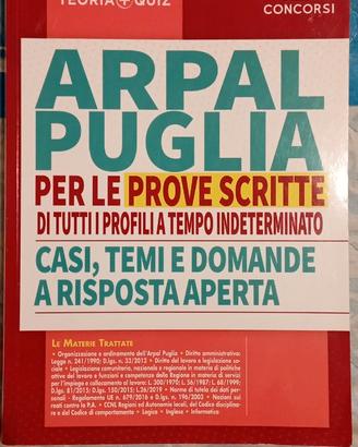 Concorsi Arpal Puglia prove scritte 2021