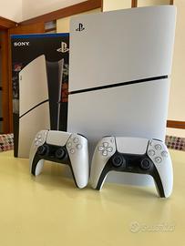 PS5 Digital 825GB + postazione Logitech G923