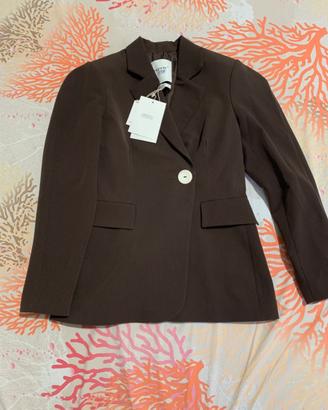 Blazer monopetto Nurrk marrone
