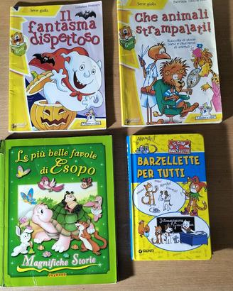Libri Bambini Elementari Lotto 4 Volumi
