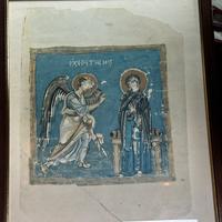 Stampe bizantine Annunciazione e Natività