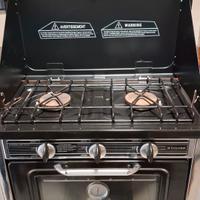 FORNO PER CAMPER CON DUE FORNELLI