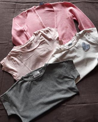 SET maglione e t-shirt bambina 8 anni + 1 🍿