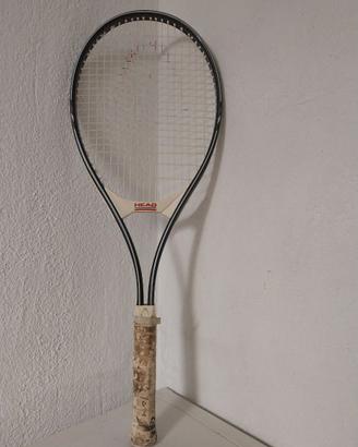 Racchetta da tennis Head anni '80 con fodero