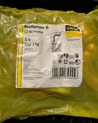 Viega Profipress G - Set 5 Curve 90° Rame per Gas