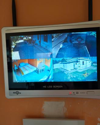 kit telecamere WiFi con monitor 