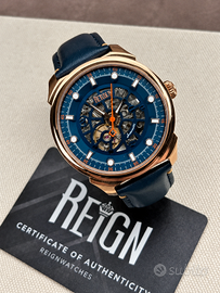 Reign Weston Automatico Skeleton nuovo con scatola