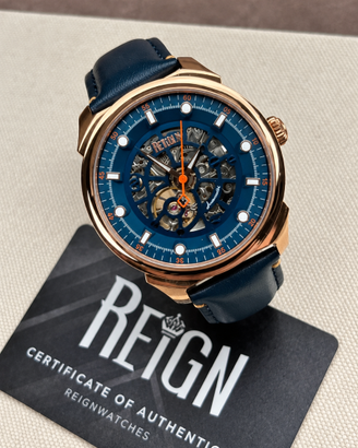 Reign Weston Automatico Skeleton nuovo con scatola