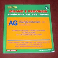 Milano e provincia - Planimetria dei 188 Comuni