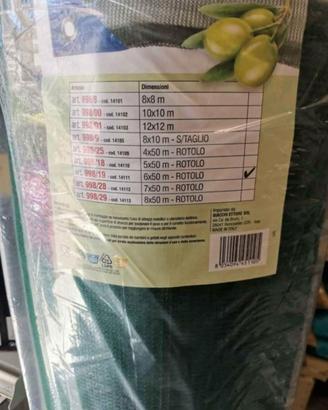 Rete per olive 6x50mt