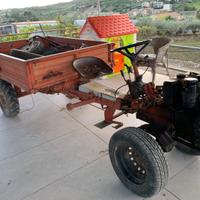 Motozappa con carrello