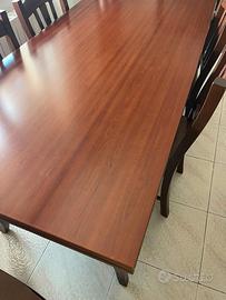 Tavolo in legno + 6 sedie