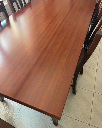 Tavolo in legno + 6 sedie