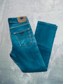 jeans wampum vintage blu tg 46 cotone 