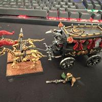 Warhammer fantasy conti vampiro carrozza nera