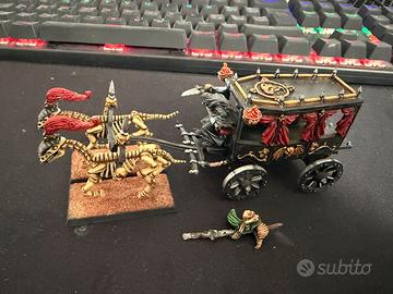 Warhammer fantasy conti vampiro carrozza nera