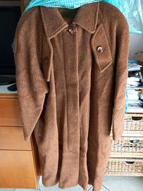 cappotto marrone bruciato donna +stola 