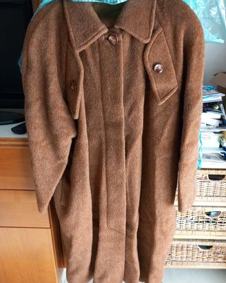 cappotto marrone bruciato donna +stola 