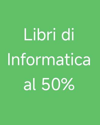 Libri di informatica  al 50%